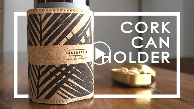 コルク製缶ホルダー加工方法